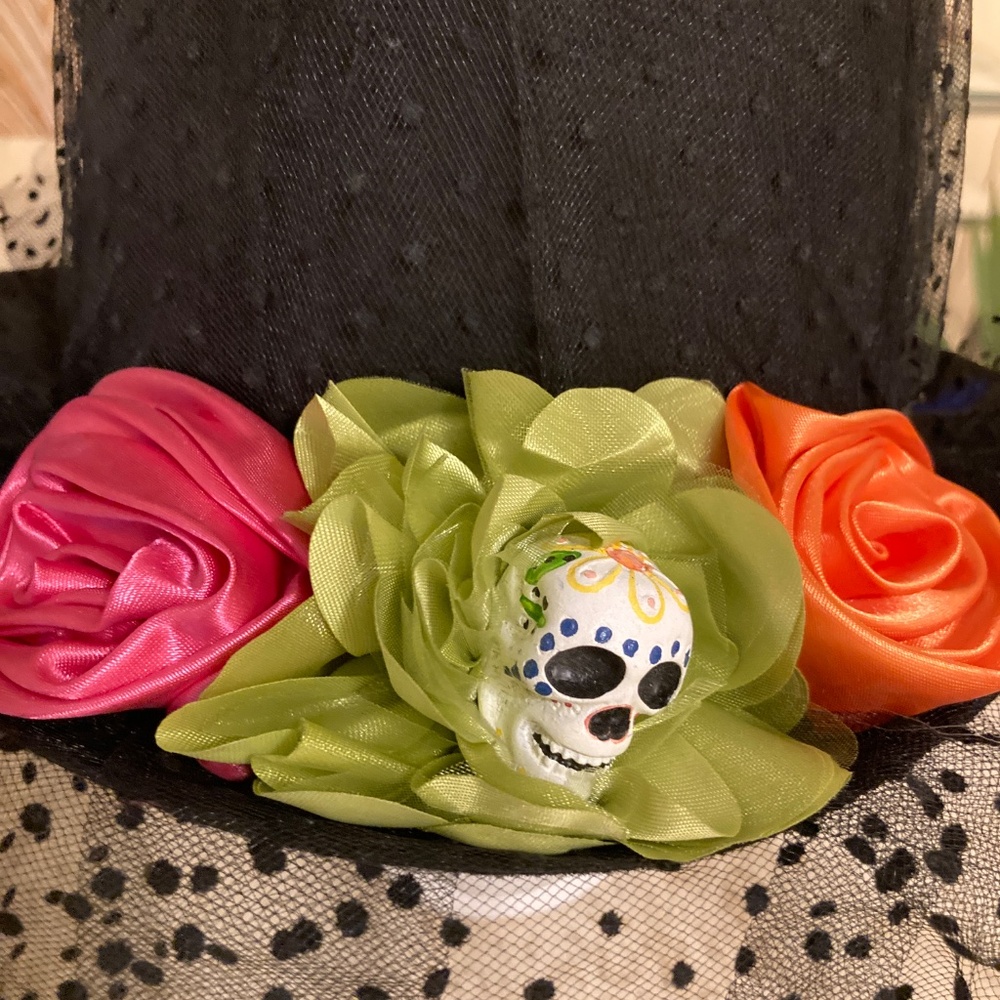 Day of the Dead Top Hat - Picture 2 of 6